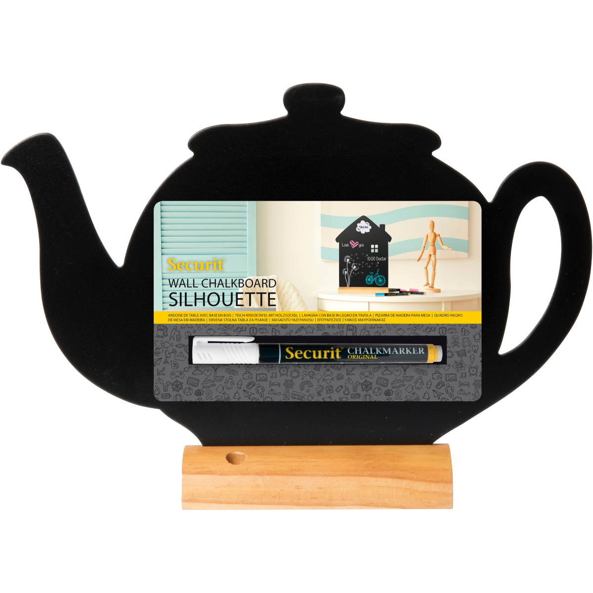 Teapot Table Chalkboard (24 x 32cm)